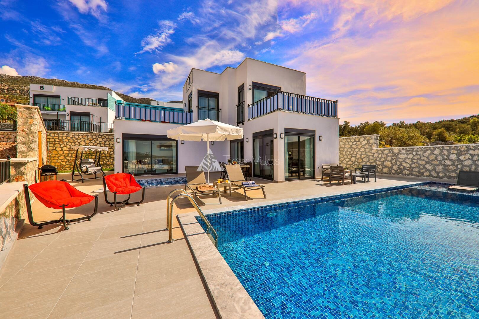 Villa Nazlı A – villa for rent in Kalkan