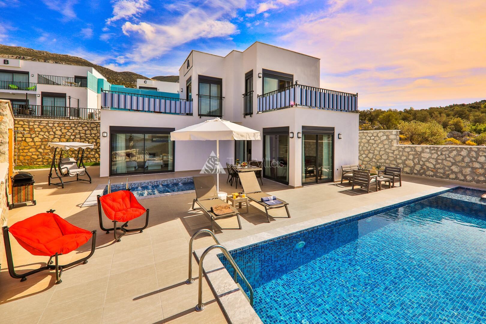 Villa Nazlı A – villa for rent in Kalkan