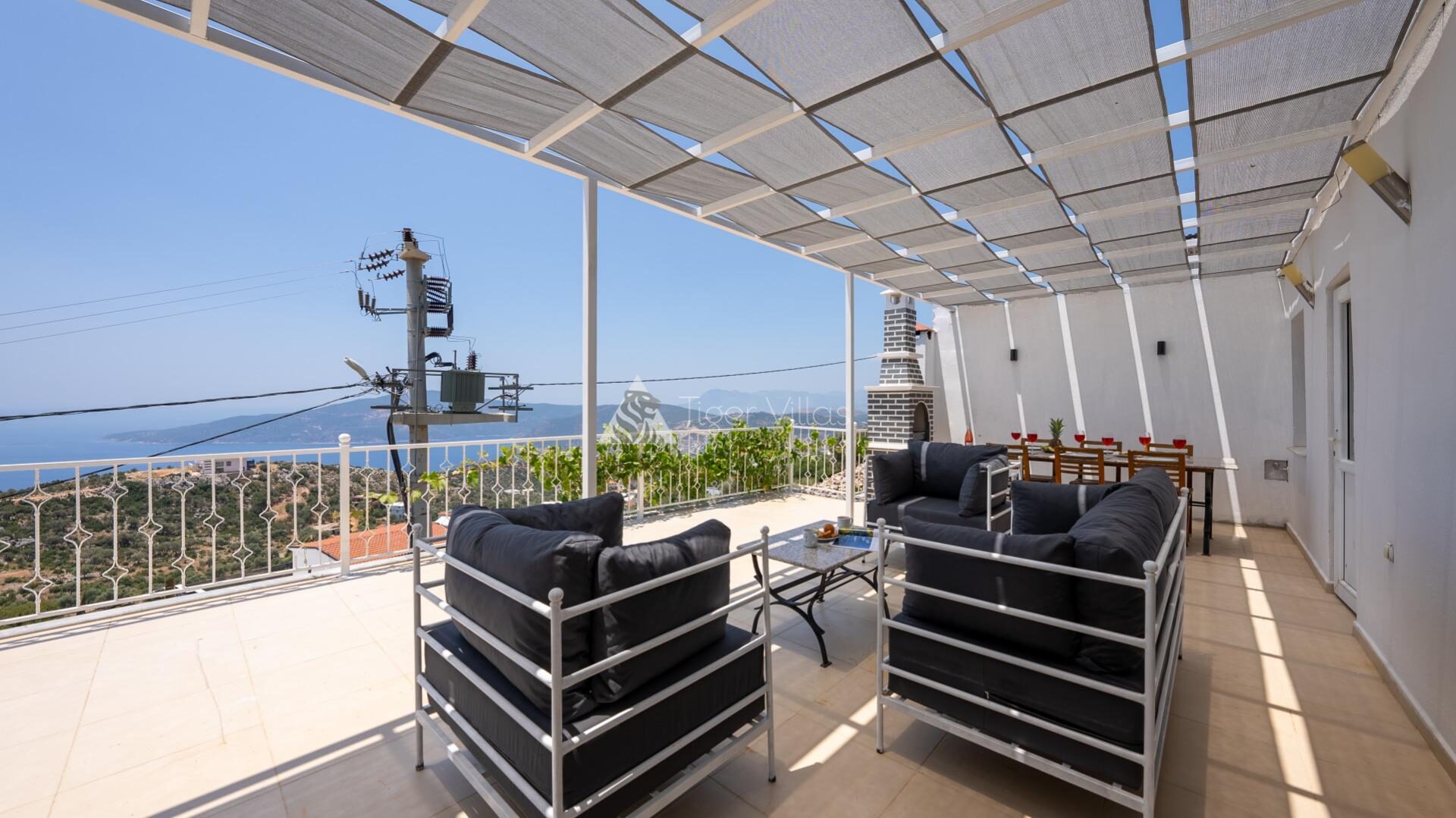 Villa Barış Garden & terrace 5 – villa for rent in Kördere
