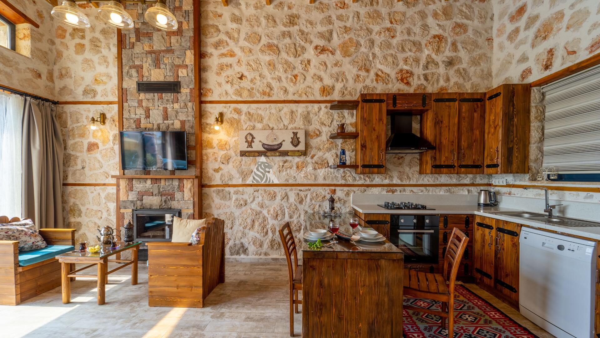 Villa Selen Kitchen 1 – villa for rent in Üzümlü