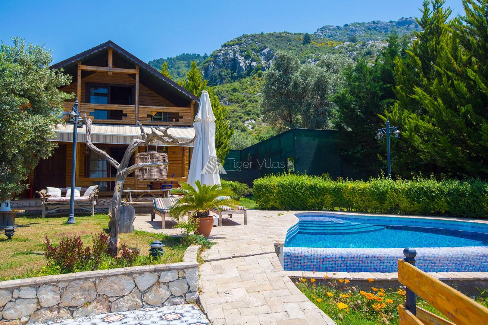 Villa Zeytin Evi Pool 2 – villa for rent in İslamlar