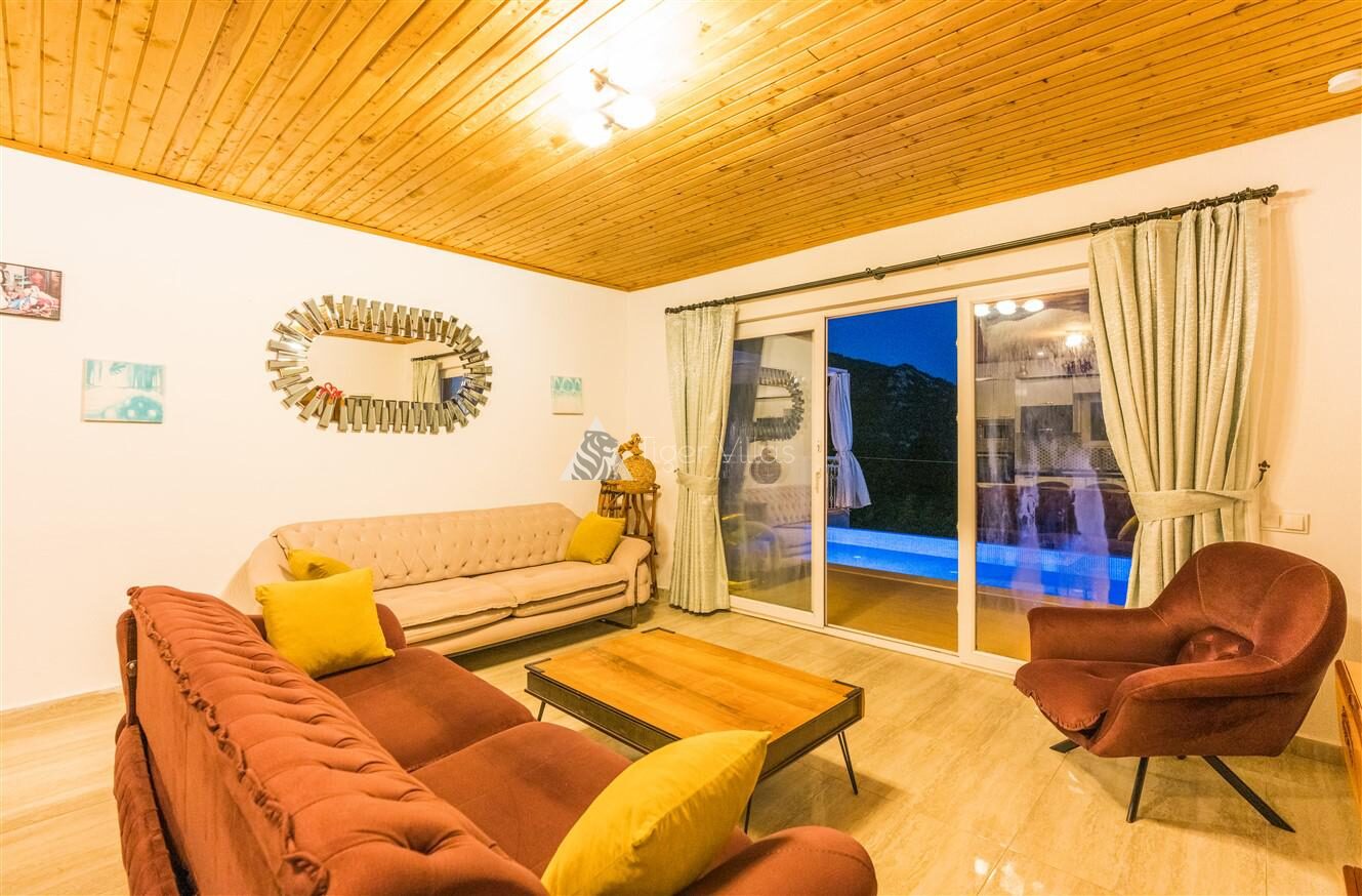 Villa Pınar Living room 4 – villa for rent in İslamlar