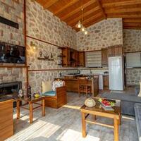 Villa Selen Living room 1 – villa for rent in Üzümlü