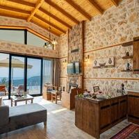 Villa Selen Living room 4 – villa for rent in Üzümlü