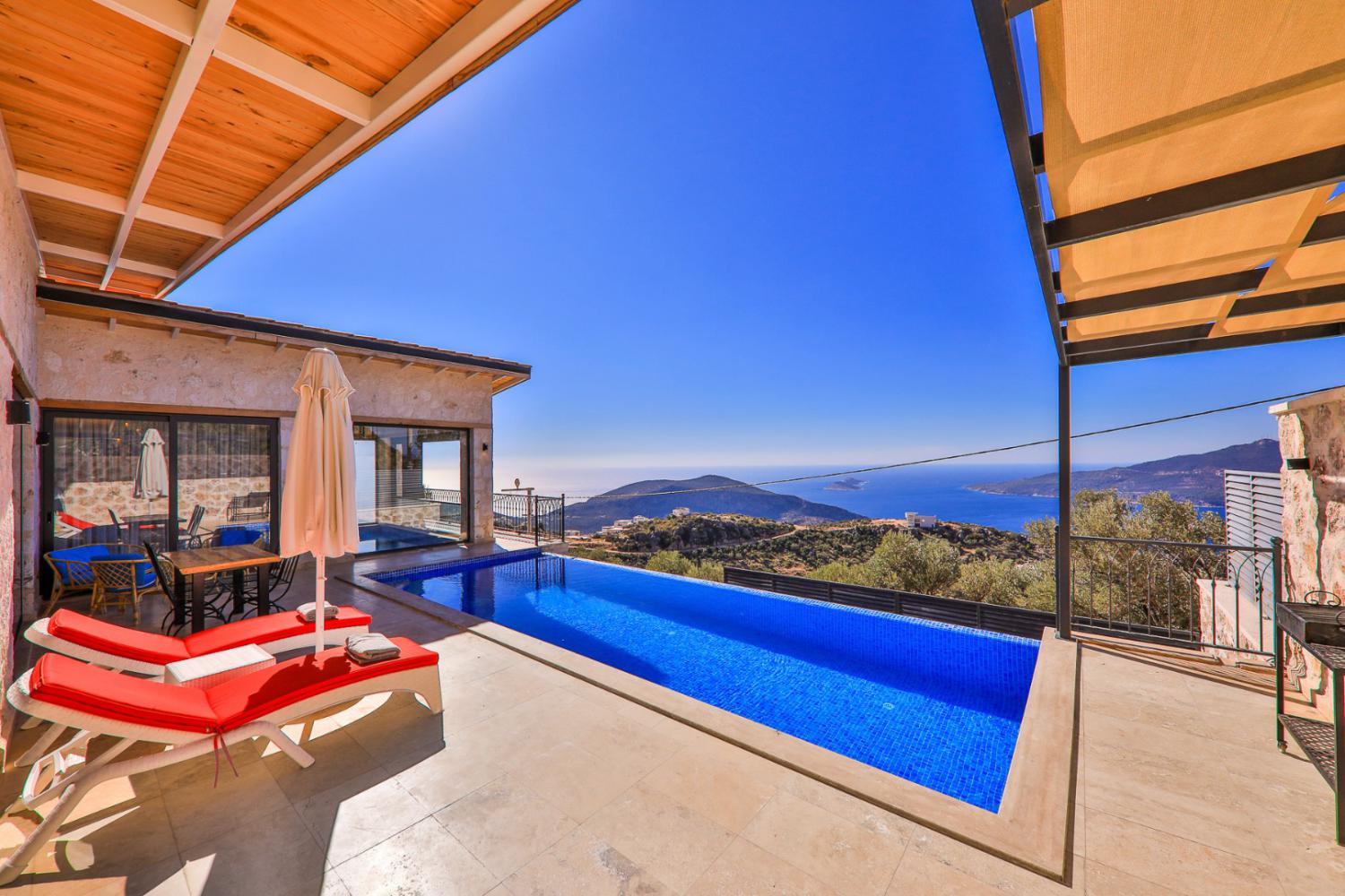 Villa Alaca,Kalkan,1 bedroom villa for 2 people and suit for honeymoon and couples