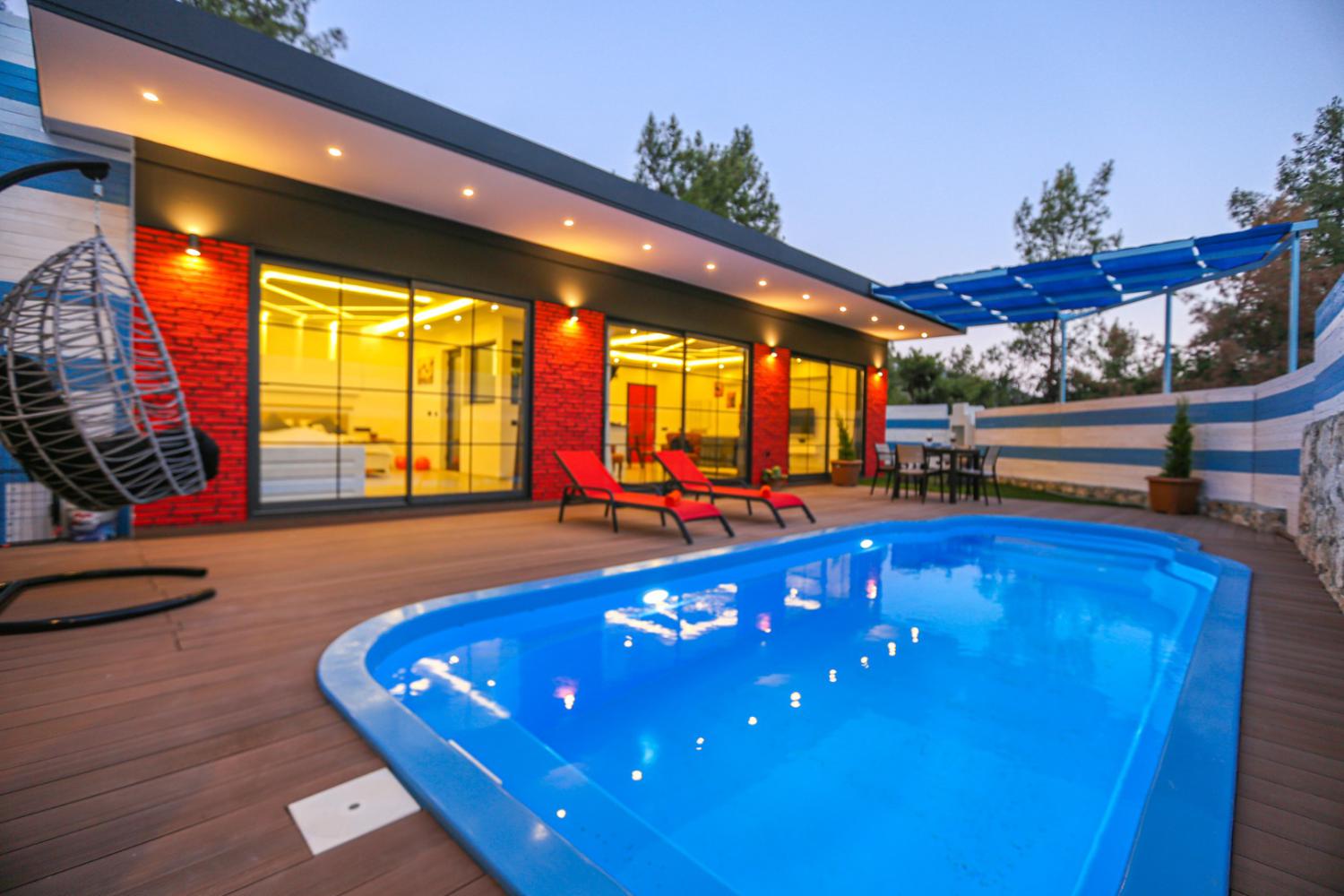Villa Cazibe,Kalkan/Islamlar ,1 bedroom honeymoon villa with secluded halal pool