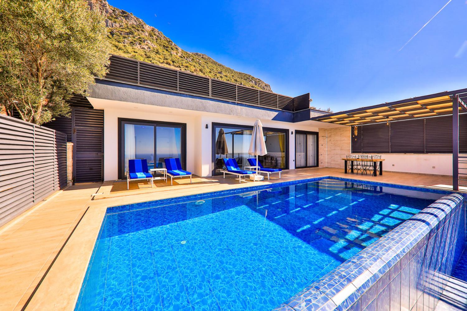 Villa Demir Kordere,2 bedrooms villa with 4 sleeps capacity and located Kalkan
