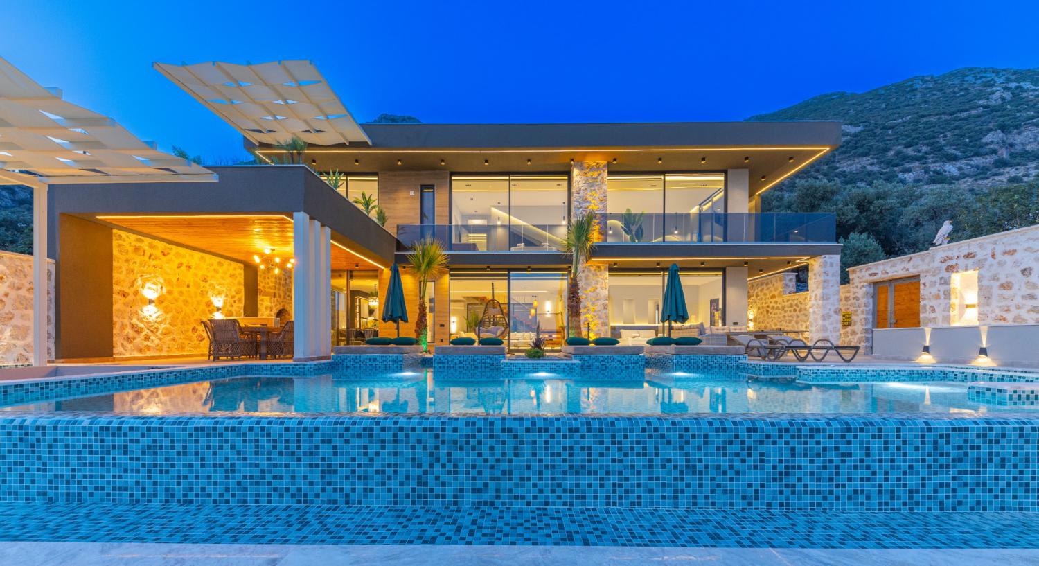 Villa Ela Quality is the 4 bedrooms villa /Sleeps 9 people with luxury design and sea view and jacuzzi