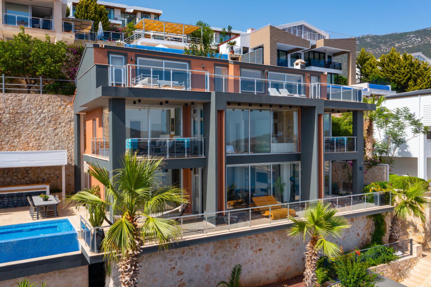 Villa Kayra,Kalkan/Kalamar Area,Luxury 5 Bedrooms/Sleeps 10 Sea View Villa,Infinity Pool,Alfresco Pool Jacuzzi