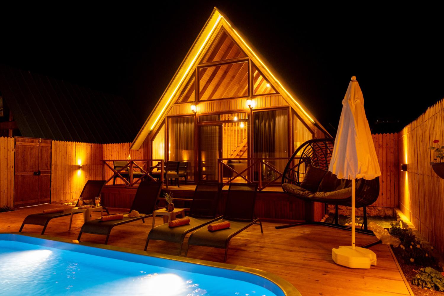 Villa Küçükkaya 2, Kalkan Sarıbelen bölgesinde (4) Kişilik Muhafazakar Doğa manzaralı Balayı Villası