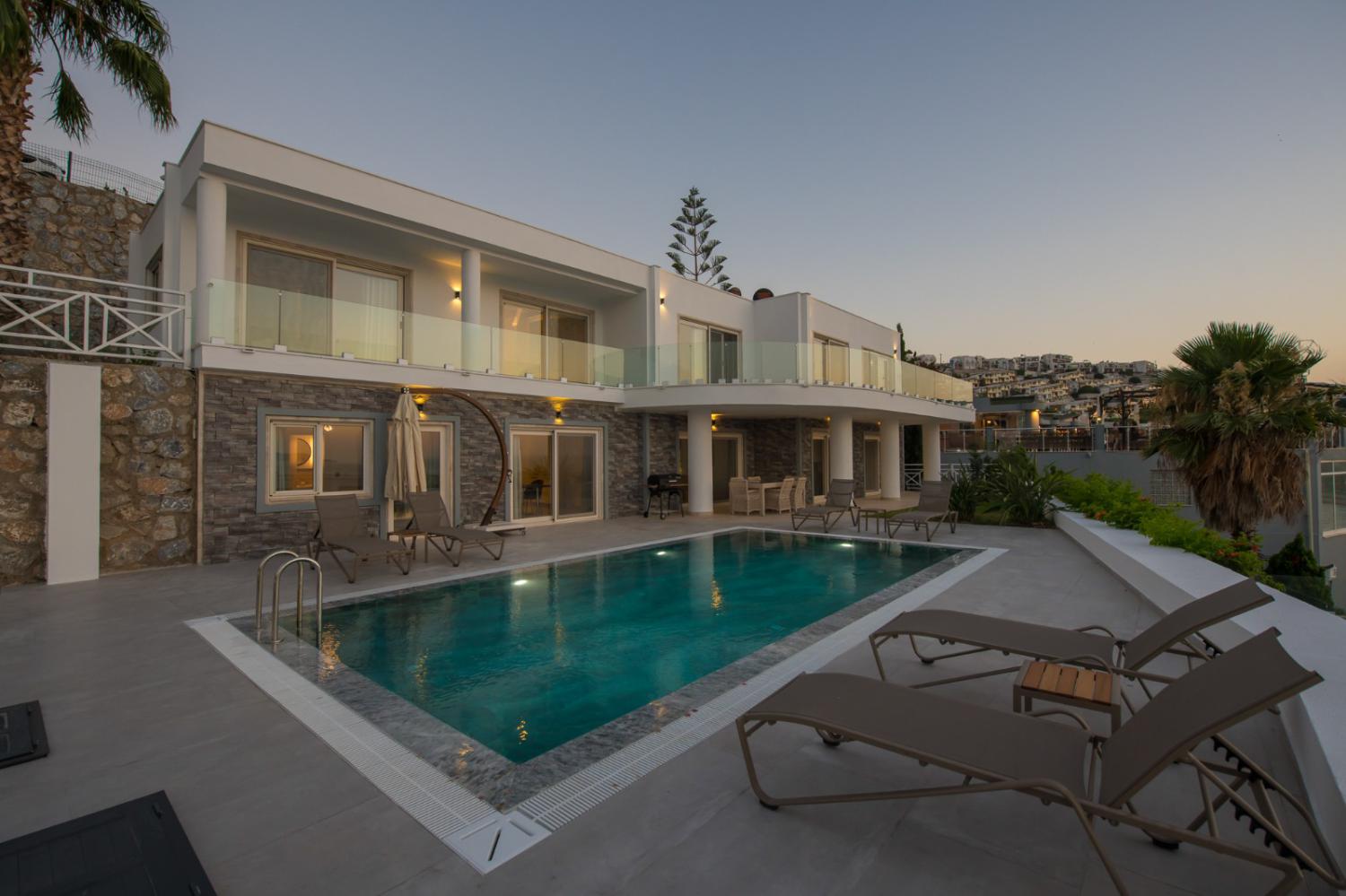 Villa Super Boss 1; Sea view villa for rent with (5) bedrooms (10) people in Muğla, Bodrum