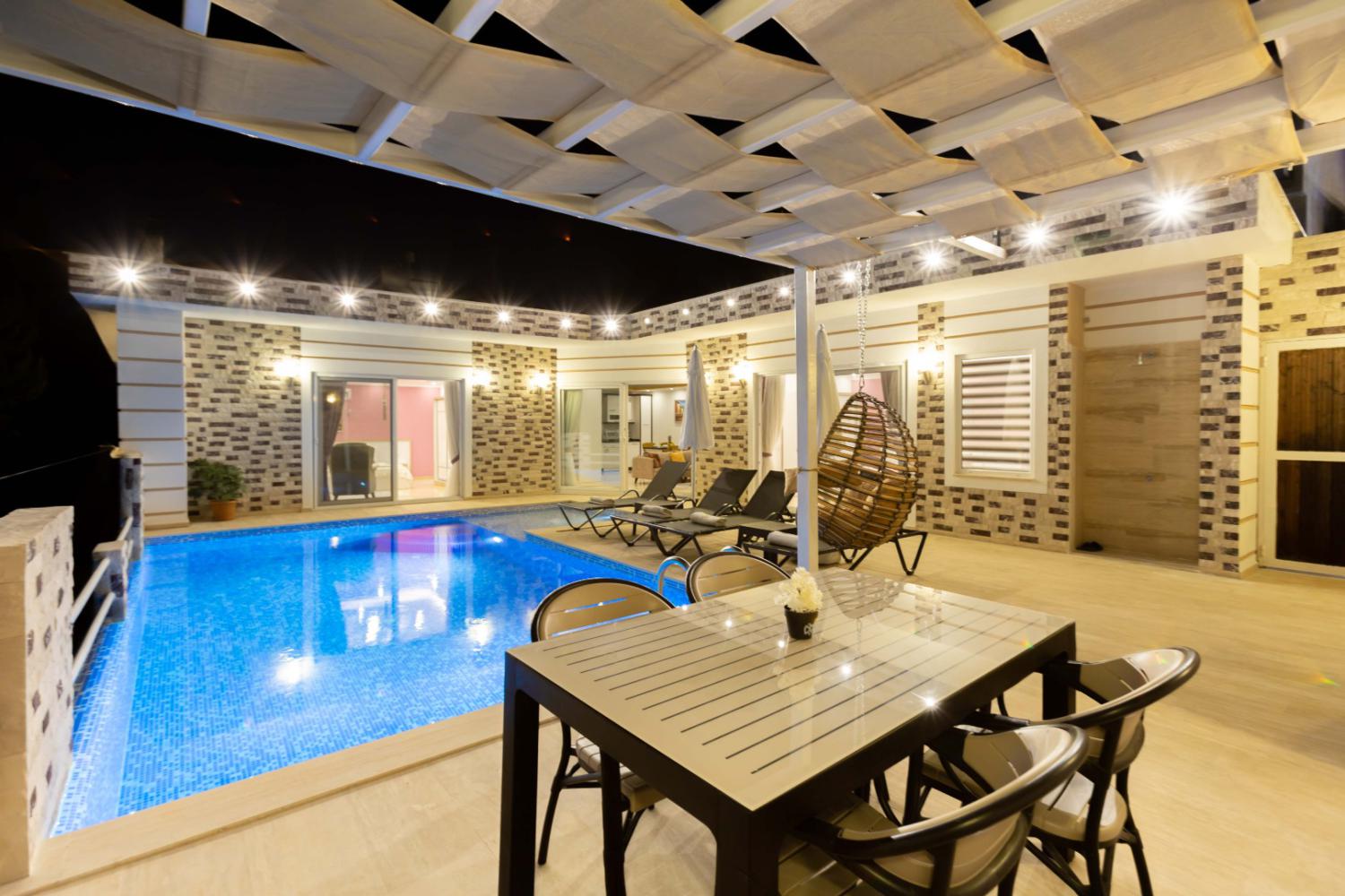 Villa Volga in Kalkan/ Akbel Area, close to center, secluded pool and with jacuzzi villa
