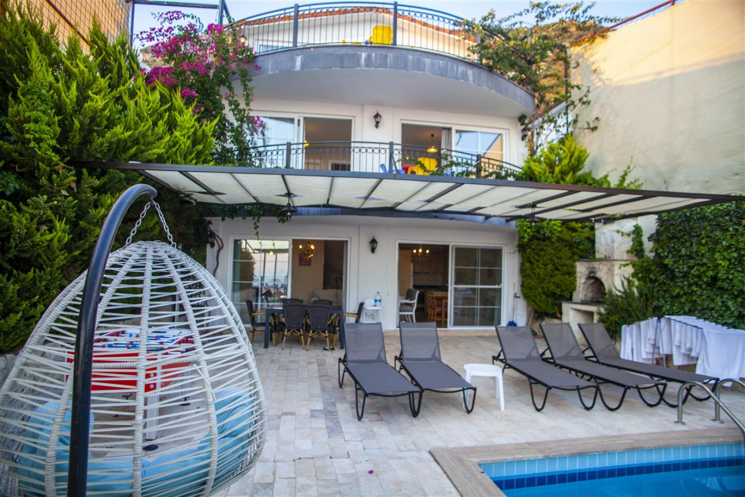 Villa Zumrut 3-3 bedrooms Sleeps 7,Located Kalkan Kordere Area,Private Pool,Secluded Pool,Sea View