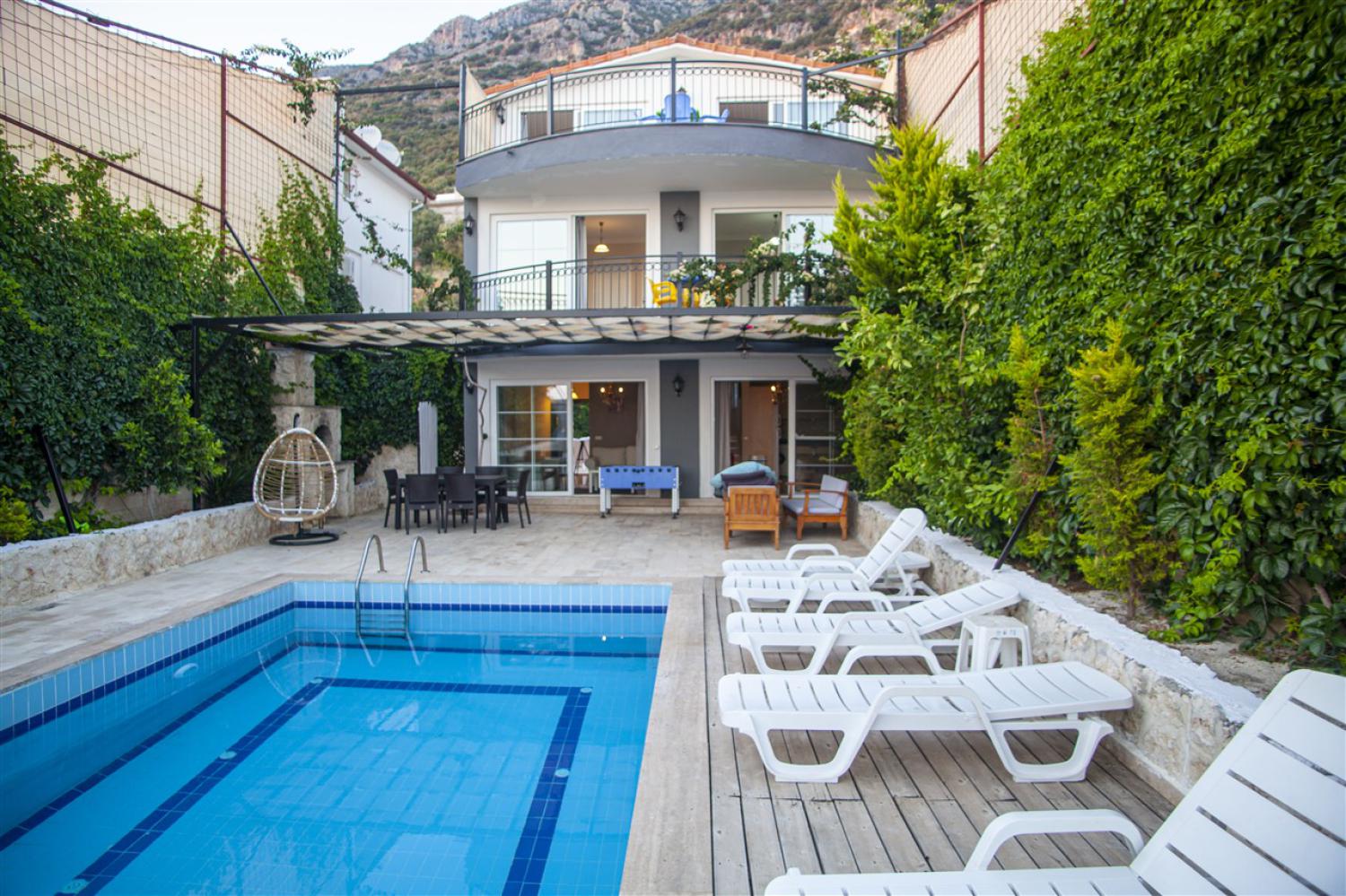 Villa Zumrut 4-3 bedrooms Sleeps 7,Located Kalkan Kordere Area,Private Pool,Secluded Pool,Sea View